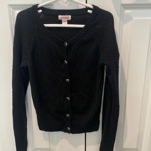Black cardigan
